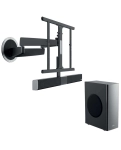 Motorized wall bracket for LED NEXT 8375, Black