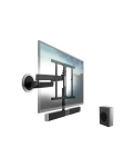 Motorized wall bracket for LED NEXT 8375, Black