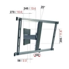 Настінний кронштейн для LED THIN 525, Black Настінний кронштейн для LED THIN 525, Black