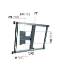 Кронштейн настенный для LED THIN 525, Black