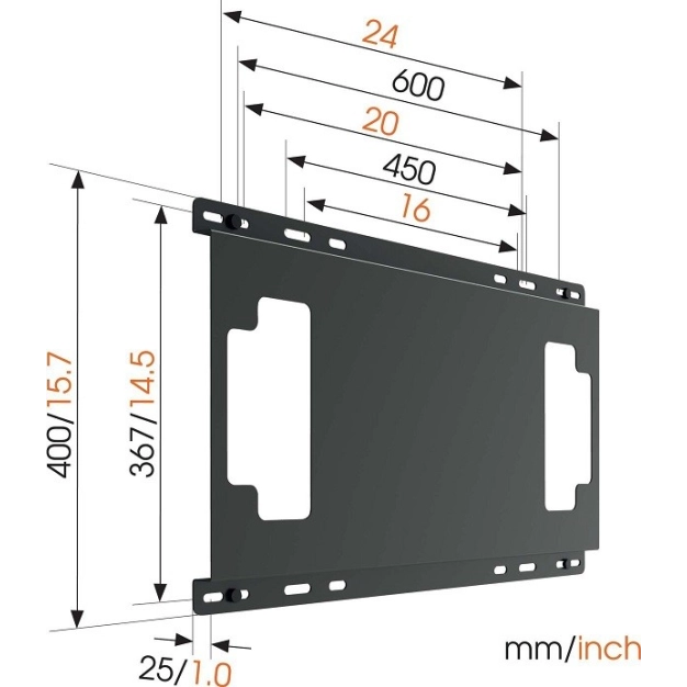 Адаптер-плита Vogel's THIN 595 Black