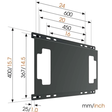 Адаптер-плита Vogel's THIN 595 Black