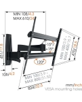 Кронштейн настенный Vogel's для PLASMA/LCD/LED TV WALL3450