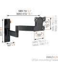 Настінний кронштейн Vogel's для PLASMA/LCD/LED TV W53050