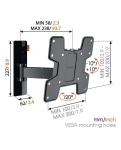 Кронштейн настенный Vogel's для PLASMA/LCD/LED TV W52060