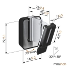 Настінний кронштейн Vogel's для АС SOUND 3200B Настінний кронштейн Vogel's для АС SOUND 3200B