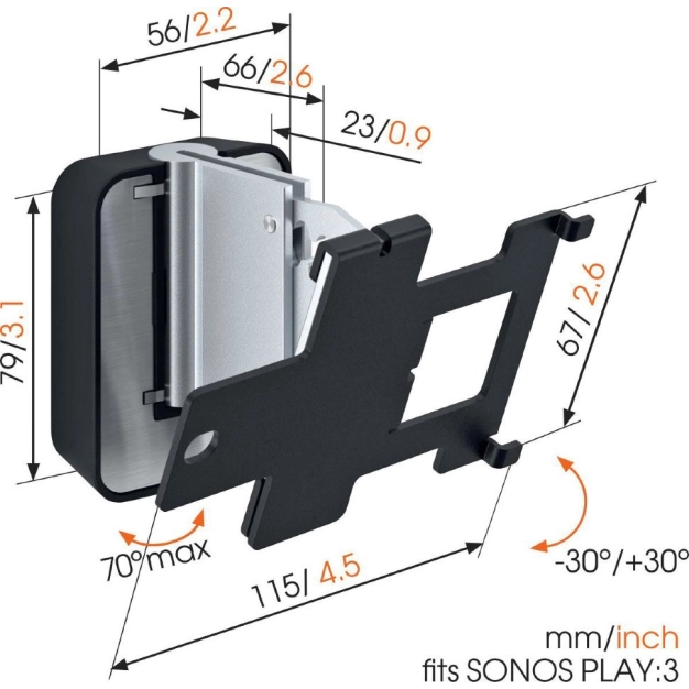 Настінний кронштейн Vogel's для АС SOUND 4203