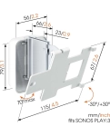 Настінний кронштейн Vogel's для АС SOUND 4203