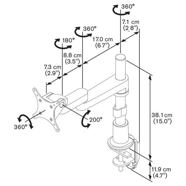 Настільне кріплення Vogel's для монітора PFD8523