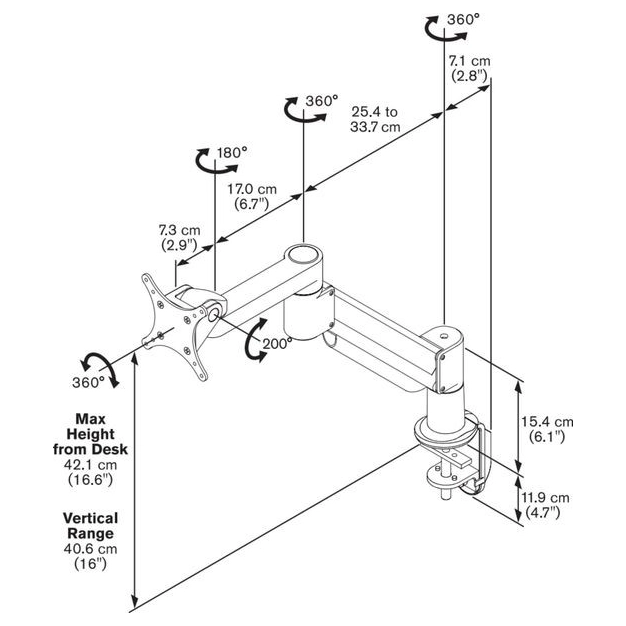 Настільне кріплення для Vogel's монітора PFD8543