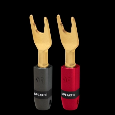 Набір конекторів AUDIOQUEST spc SureGrip300 Spade Gold set of 4