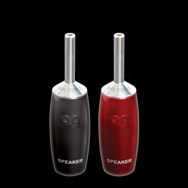 AUDIOQUEST spc 1000 Series Banana Silver set of 6 connectors