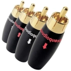 Набір конекторів AUDIOQUEST RCA-300 set of 4 Набір конекторів AUDIOQUEST RCA-300 set of 4