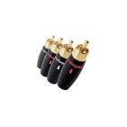 Набір конекторів AUDIOQUEST RCA-300 set of 4 Набір конекторів AUDIOQUEST RCA-300 set of 4