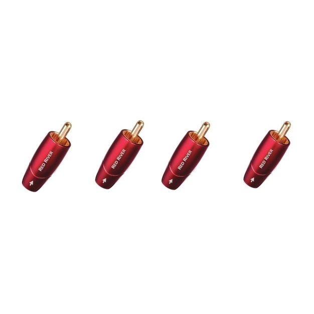 Набор коннекторов AUDIOQUEST RCA Red River Set/4