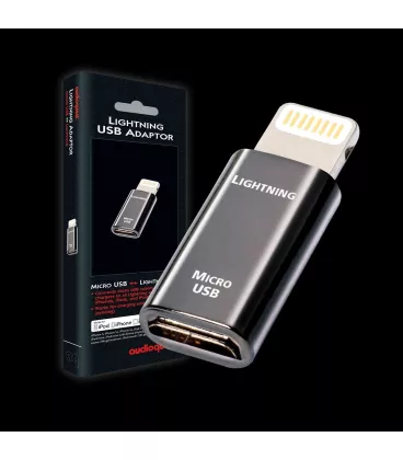 Адаптер AUDIOQUEST Micro USB to Lightning Adaptor