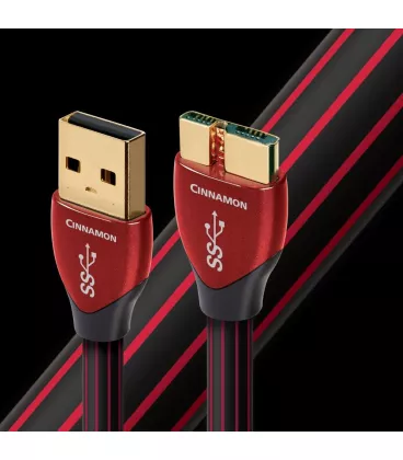 USB кабель AUDIOQUEST HD 1.5m, USB 3.0 CINNAMON MICRO
