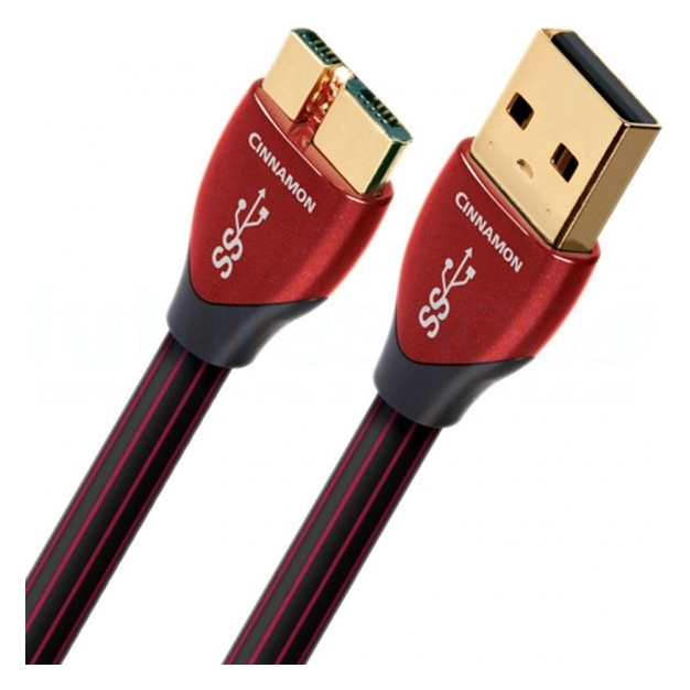 USB кабель AUDIOQUEST HD 1.5m, USB 3.0 CINNAMON MICRO