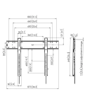 Настінний кронштейн Vogel's Prof для PLASMA/LCD/LED TV PFW6800 Black