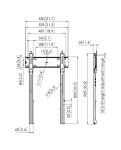 Wall bracket Vogel's Prof for PLASMA/LCD/LED TV PFW6815 Black