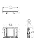 Кронштейн настенный Vogel's Prof для PLASMA/LCD/LED TV PFW6870 Black