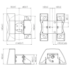 Стельовий монтажний елемент Vogel's Prof PUC1035 Black Стельовий монтажний елемент Vogel's Prof PUC1035 Black