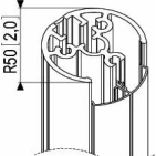 Додаткова труба Vogel's Prof PUC2108 Silver Додаткова труба Vogel's Prof PUC2108 Silver