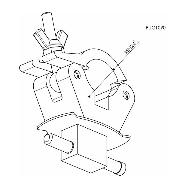 Стельовий монтажний елемент Vogel's Prof PUC1090