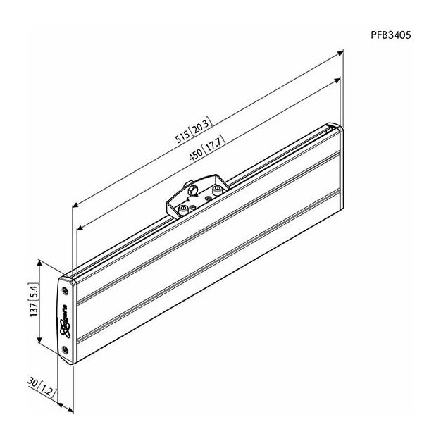 Адаптер Vogel's Prof для LCD горизонтальний елемент PFB3405 Silver Адаптер Vogel's Prof для LCD горизонтальний елемент PFB3405 Silver