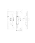 Адаптер Vogels Prof для LCD вертикальний елемент PFS3204