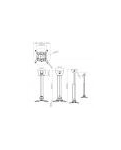 Ceiling bracket Vogel's Prof PPC1555 Silver