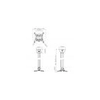 Стельовий кронштейн Vogel's Prof PPC1585 Silver Стельовий кронштейн Vogel's Prof PPC1585 Silver