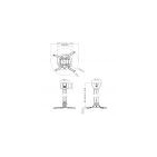 Стельовий кронштейн Vogel's Prof PPC2555 Silver Стельовий кронштейн Vogel's Prof PPC2555 Silver
