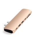 Адаптер Satechi Aluminum Type-C Pro Hub Adapter Gold (ST-CMBPG)