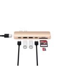 Адаптер Satechi Aluminum Type-C Pro Hub Adapter Gold (ST-CMBPG)