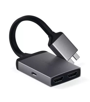 Satechi Type-C Dual HDMI Adapter Space Gray (ST-TCDHAM)