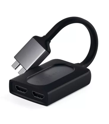 Satechi Type-C Dual HDMI Adapter Space Gray (ST-TCDHAM)