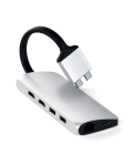 Адаптер Satechi Aluminum Type-C Dual Multimedia Adapter Silver (ST-TCDMMAS)