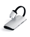 Адаптер Satechi Aluminum Type-C Dual Multimedia Adapter Silver (ST-TCDMMAS)