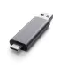 Адаптер Satechi Aluminum Type-C USB 3.0 та Micro/SD Card Reader Space Gray (ST-TCCRAM)