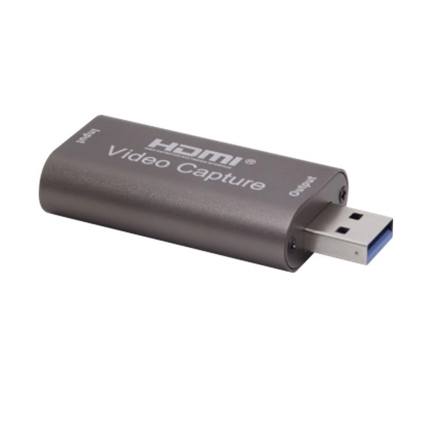 Обладнання відеозахоплення AirBase HD-VC20-60 HDMI TO USB 2.0 Video capture Black