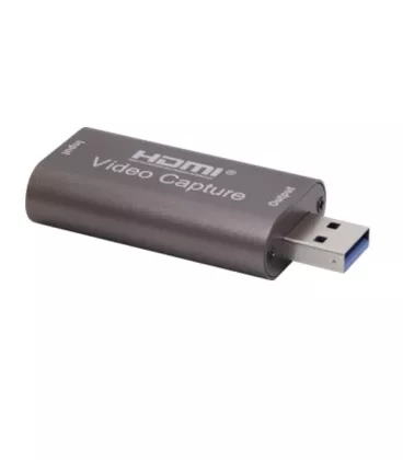 Обладнання відеозахоплення AirBase HD-VC20-60 HDMI TO USB 2.0 Video capture Black