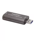 Обладнання відеозахоплення AirBase HD-VC20-60 HDMI TO USB 3.0 Video capture Grey