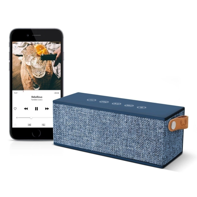 Портативна колонка Fresh 'N Rebel Rockbox Brick Fabriq Edition Bluetooth Speaker Indigo (1RB3000IN)
