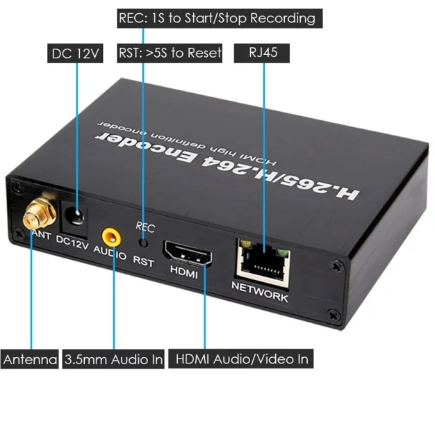 H.265 1080P WiFi HDMI Video Encoder AirBase ON-DMI-16EW