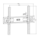 Кронштейн ITECHmount PB4T Black Кронштейн ITECHmount PB4T Black