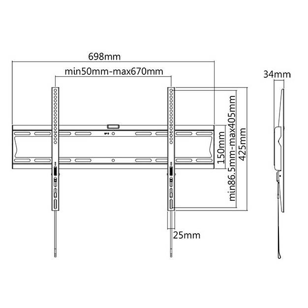 Кронштейн ITECHmount PLB-60 Black