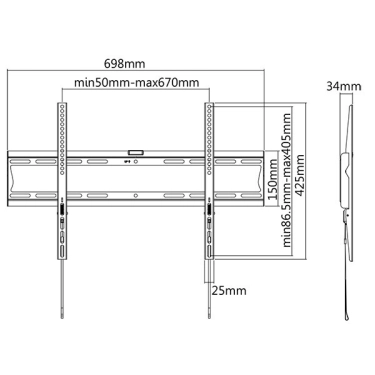 Кронштейн ITECHmount PLB-60 Black