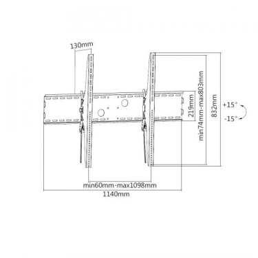 Кронштейн ITECHmount PLB-120 Black