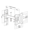 Bracket Bratek LPA51-111 Black